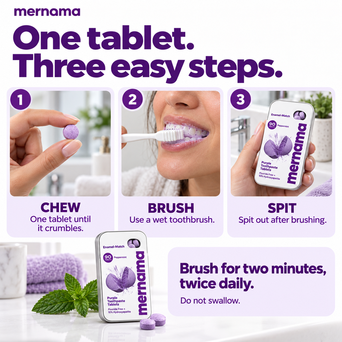 Mernama Tablets — Purple Whitening